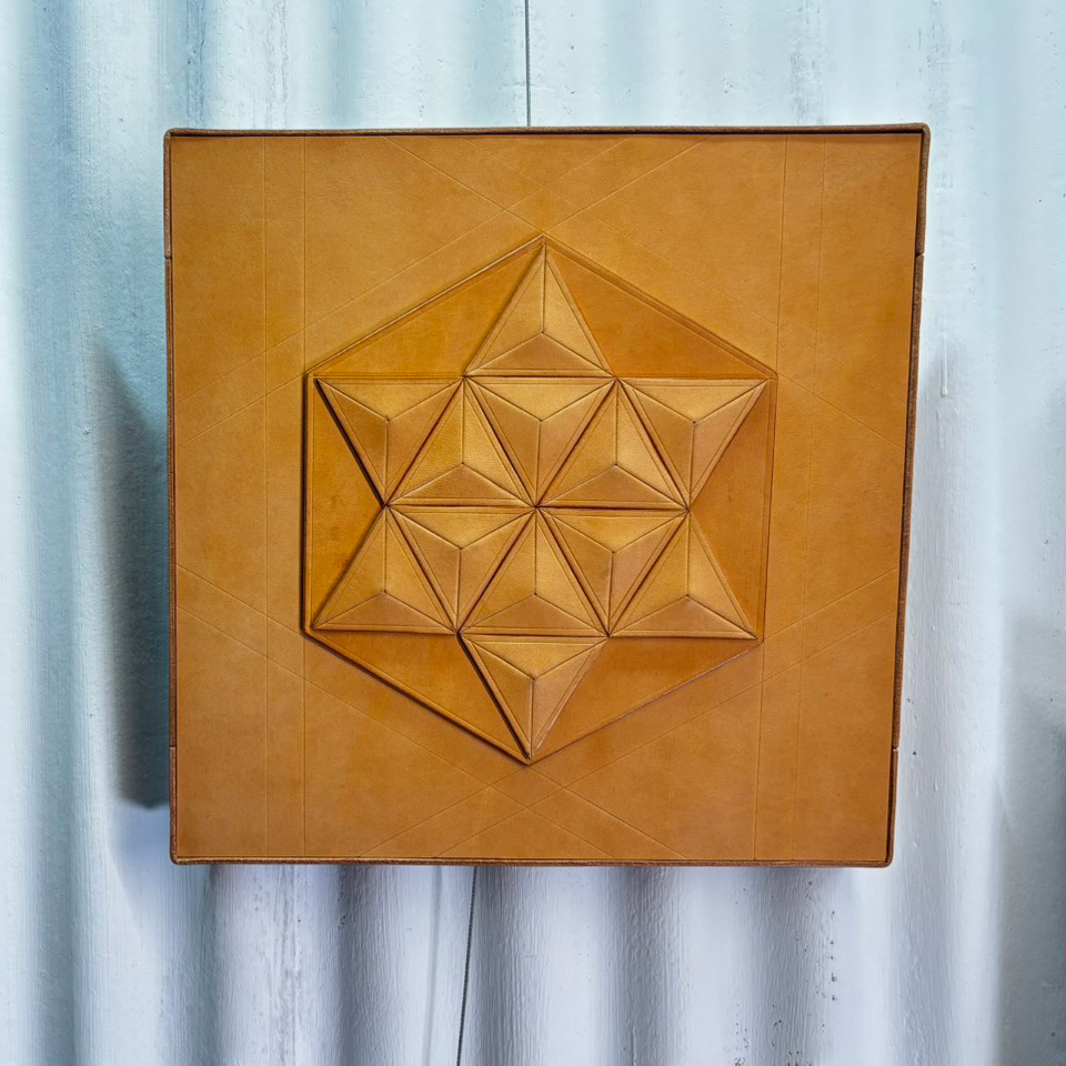 【甲蟲仙生製革室】皮革掛畫