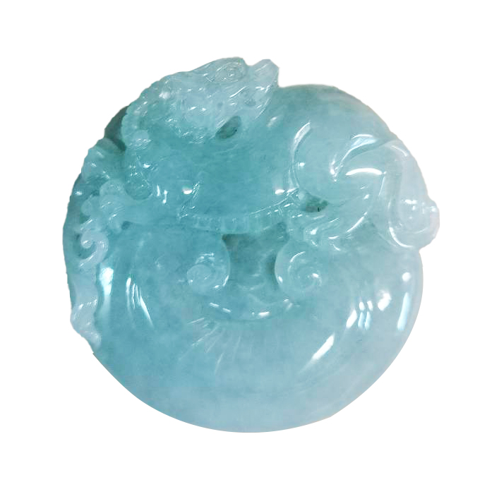 翡翠玉(A貨)招財貔貅靈芝如意~事事如意招財如意